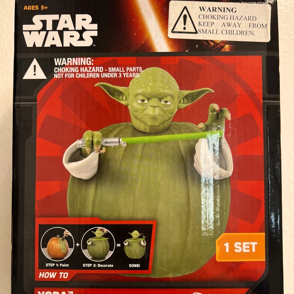 Star Wars Yoda Pumpkin Decorating Kit Halloween